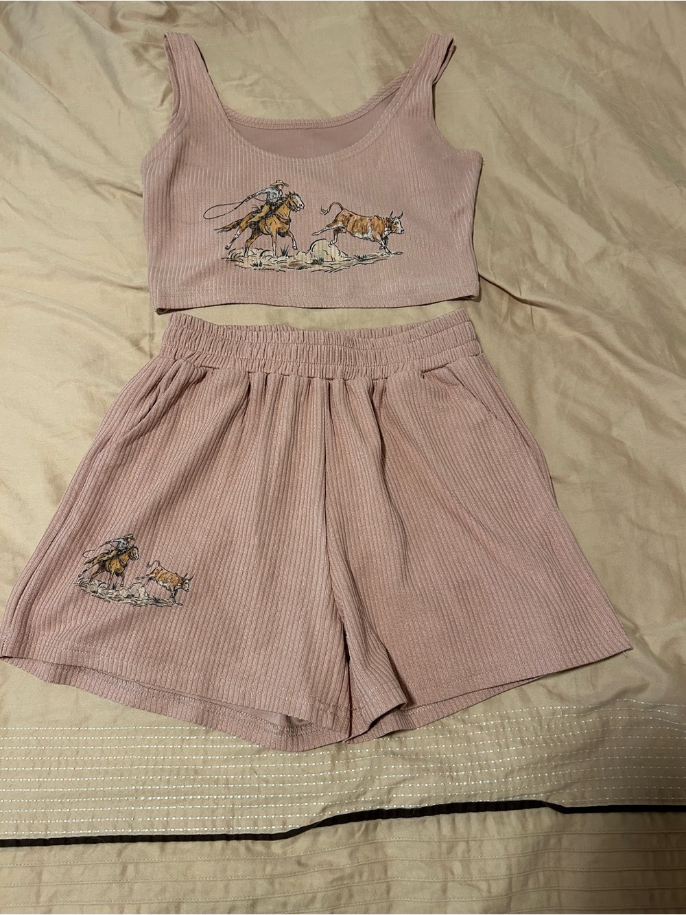 Pink Western Lounge Set